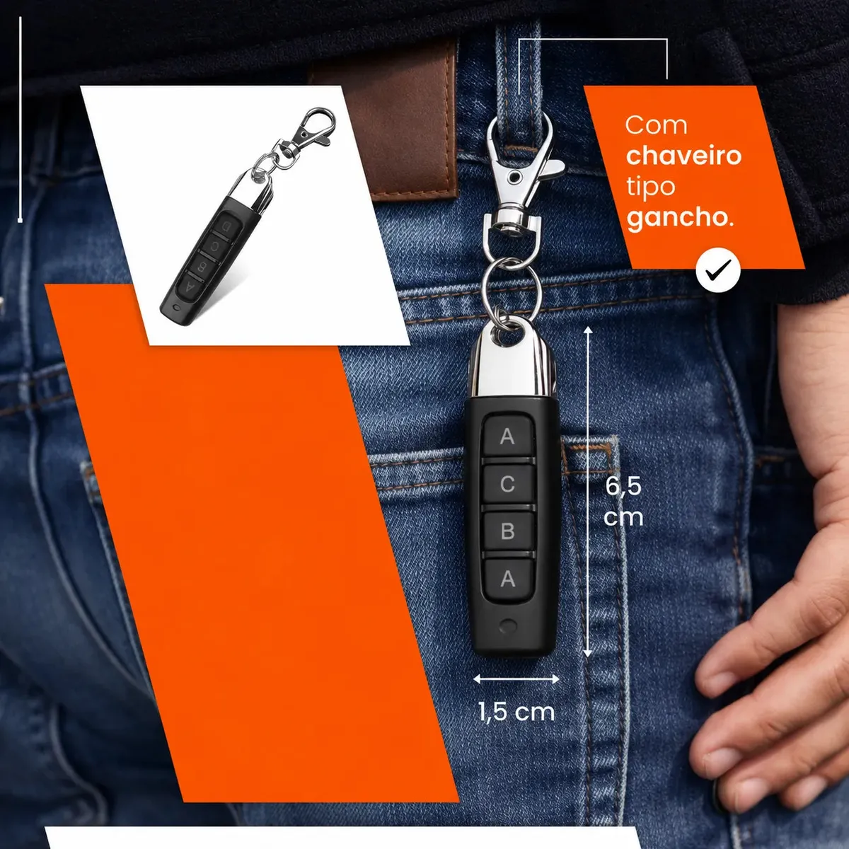 Controle Remoto Universal Duplicador para Portão Eletrônico — imagem 4