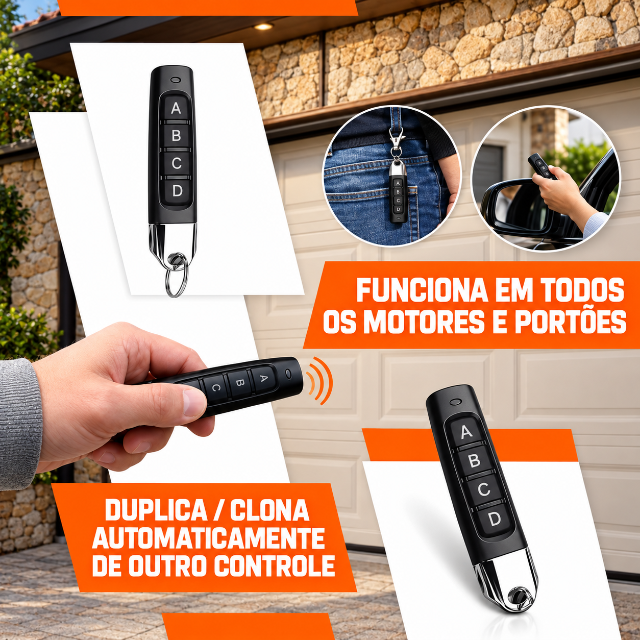 Controle Remoto Universal Duplicador para Portão Eletrônico — imagem 2
