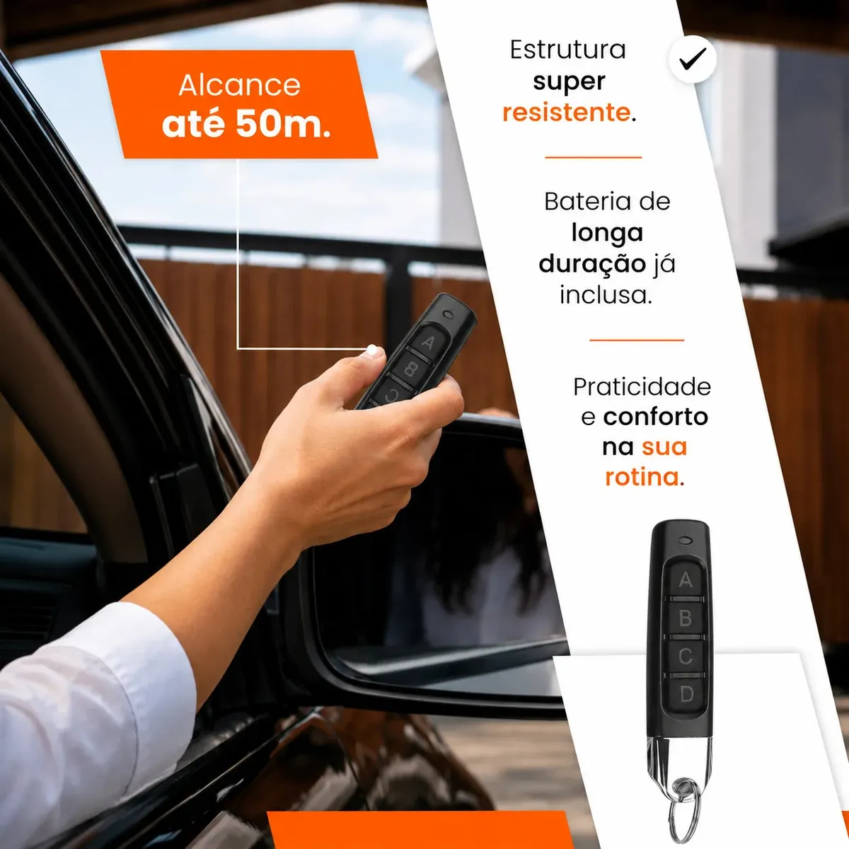 Controle Remoto Universal Duplicador para Portão Eletrônico — imagem 3