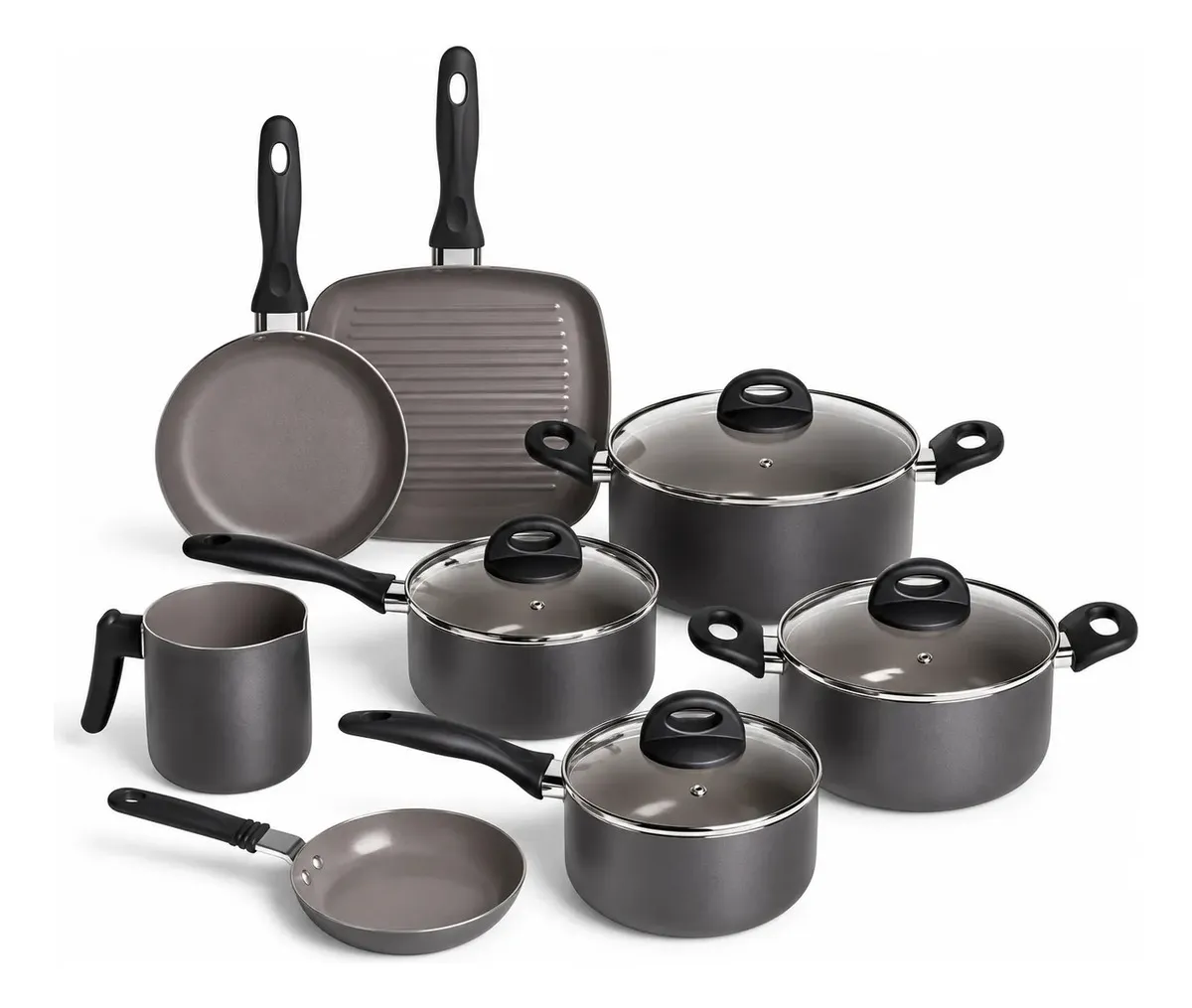 Conjunto de Panelas 8 Peças Ceramic Life Smart Plus Vanilla Brinox — imagem 9