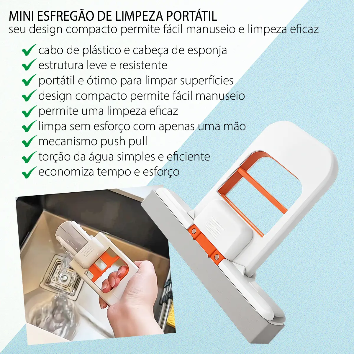 Chega de pano de pia molhado e sujo